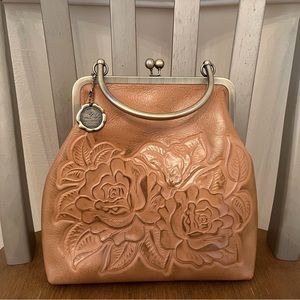 Patricia Nash leather embossed handbag/crossbody